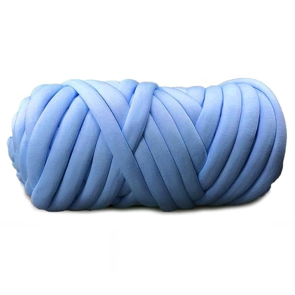 Tjockt Chunky Garn Handstickning Armstickning - Perfekt Blå