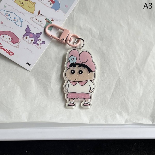 e Cartoon Anime Keychain Girls Kawaii Key Holder Bag Pendant De - Perfet A3