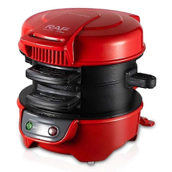 Raf R.666 Burger Maker Multifunktionel Hamburgerpresse Sandwichmaskine, EU-stik (BPA-fri, ingen FDA)-Perfekt