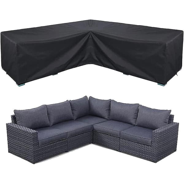 Hörnsoffskydd Vattentätt Trädgårdsmöbelset Skydd Utomhus - Perfet 270*270*90cm