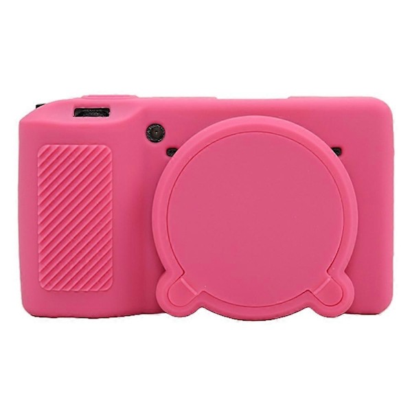 For Ricoh GR IIIx GR III Kamera Cover Ridsefast Silikon Beskyttelsesetui - Rose-Perfet Rose