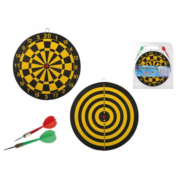 Dartboard med 2 Dart - Dartboard / Dart - 24 cm - Perfet