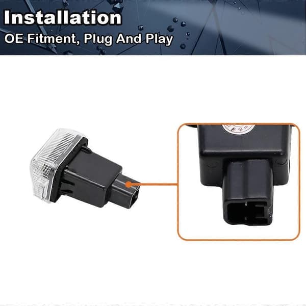 Til 2014-2017 Aka Mazda 6 Mazda A/T Biltilbehør 12V LED Nummerpladelygte GHK151270B-Perfet