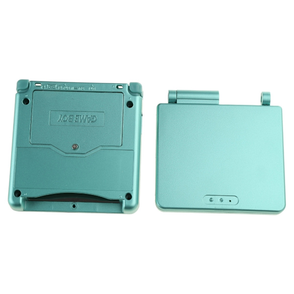 Cover yksivärisessä case ABS-kuori GBA-SP-pelikonsolille Full Set Game konekotelo Pelitarvikkeet- Perfet White