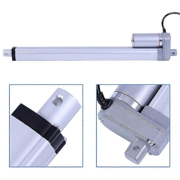 12V Yhteensopiva 1500N Iskunpituus 200-750mm Lineaarinen Toimilaite Nostin Sähkömoottorin Kiinnike-Perfet 350mm