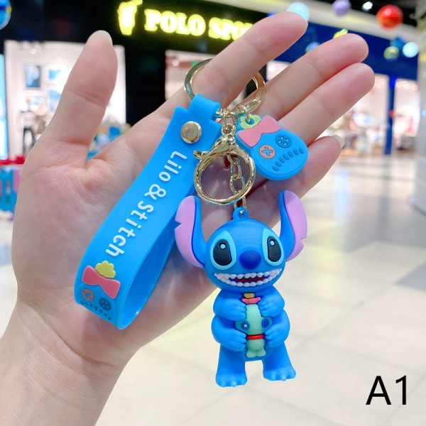 Anime Disney Stitch nøglering Novel Stitch Embrace Baby Doll Key - Perfet A1