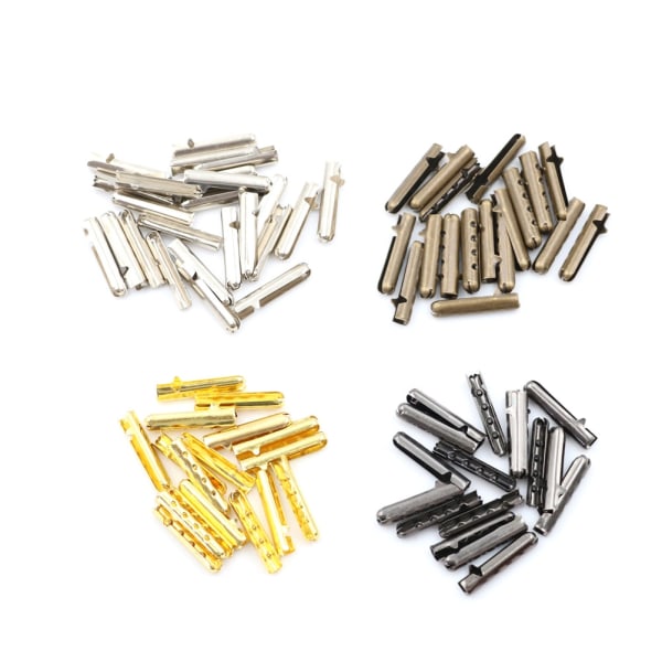 20 stk Metal DIY Snørebånd Reparation Snørebånd Tips Erstatning End - Perfet Bronze 20pcs