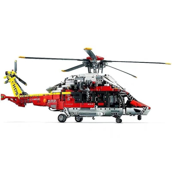 Premium 2001 st Technic Airbus H175 Räddningshelikopter 42145 Modell Byggstenar Leksak för pojkar Flickor Present Motoriserade - Perfet null none