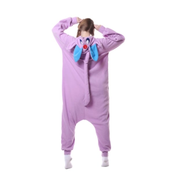 Sarjakuva yksiosainen pyjamat Ibe Animal -sarjan pariskunnille - Perfet Purple Elf M