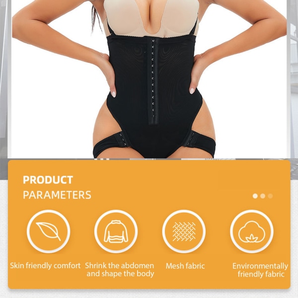 Naisten korsettimuotoiluvaatteet Tummy Control Body Shaper Plus Size Waist Trainer Butt Lifter - Perfet XL