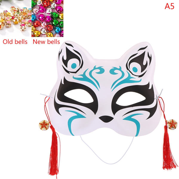 1st Anime Fox Masks Half Face Cat Mask Masquerade Festival Part - Perfet Color A5