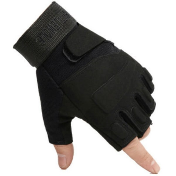 Outdoor Tactical Gloves Urheiluhanskat Half Finger Military Men - Perfet green XL