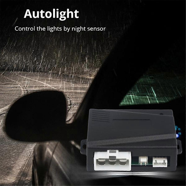 Universal 12V Bil Auto Lyssensor System Automatisk Kontrol Lyssensor Biler Automatisk Forlygte Auto Lyssensor - Perfekt