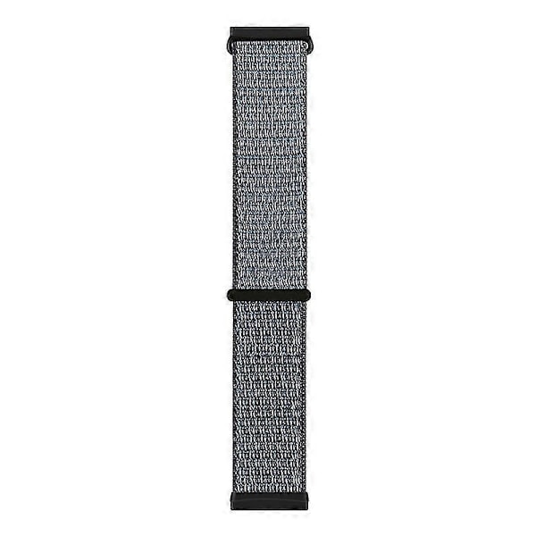 Kompatibel med Fitbit Versa 4/Sense 2 Bløde Nylon Urremme Sports Loop Udskiftningsarmbånd s202412242730-Perfet Grey