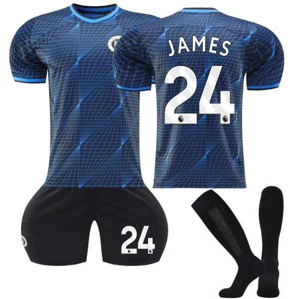 23-24 Chelsea FC Borte fotballskjorte for barn nr. 24 JAMES- Perfet 6-7 years