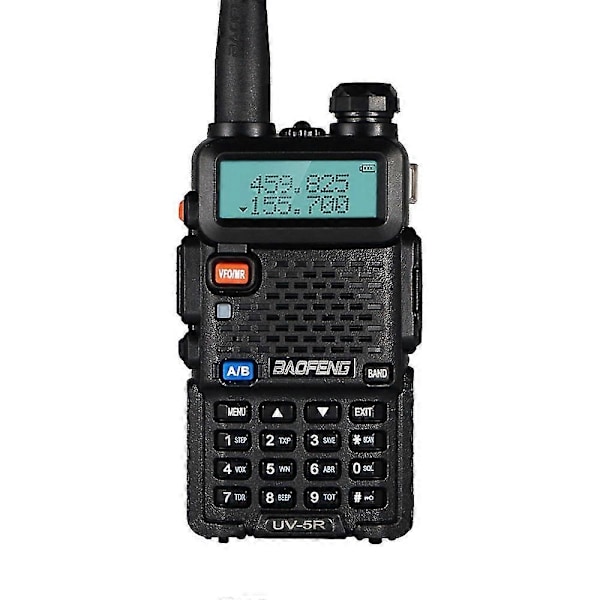 Uv5r Baofeng Kaksisuuntainen Radio 136-174/400-520mhz 1800mah Radiopuhelin Bf-uv5r Kannettava Ham Cb Radio Transceiver 5r 5 Värivaihtoehtoa-Perfet Black