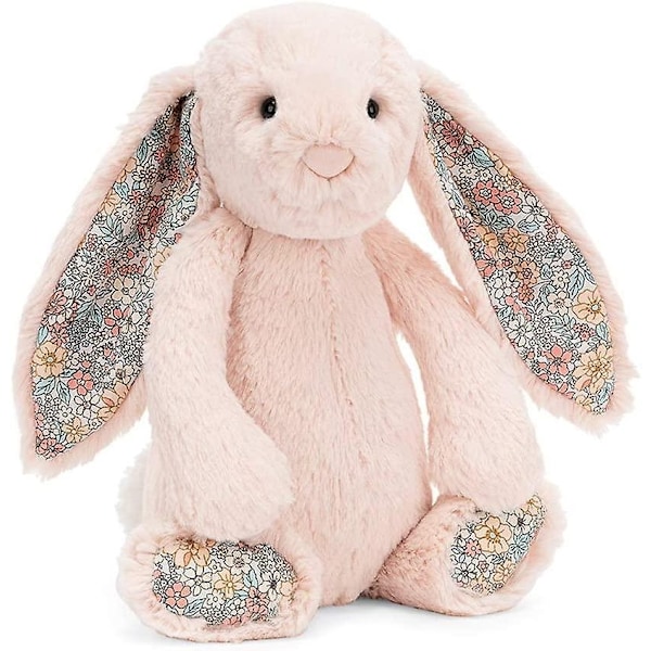 Børnelegetøj Blomst Kanin Bunny Plysdyr Pink