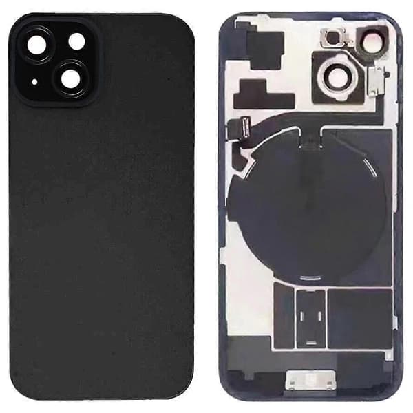 Glas Batteri Baksida Kompatibel med iPhone 15-Perfet Black
