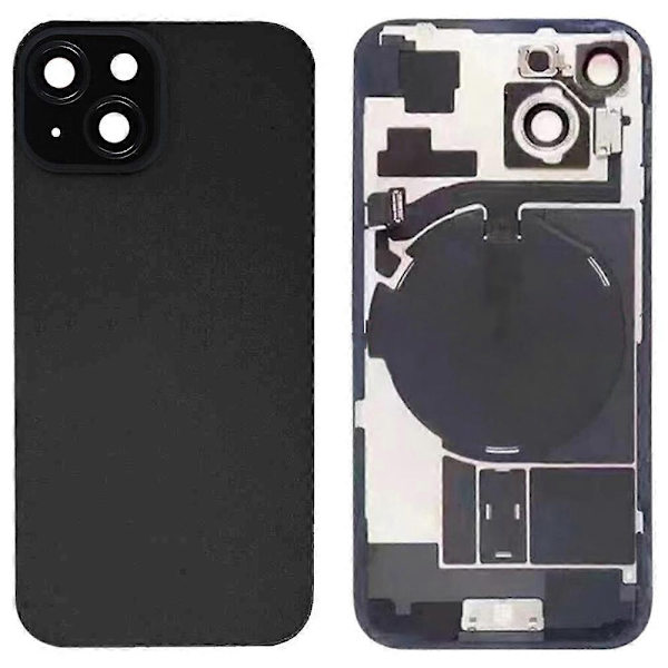 Lasi Akun Takakansi Yhteensopiva iPhone 15 -Perfet Black
