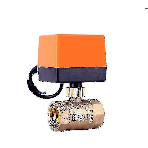 1/2  3/4  1  2  Motoriserad kulventil 220v 12v 24v 3-tråds 2-punktsstyrning Mässing Elektrisk kulventil-Perfet 1-1 2 inches 24VDC
