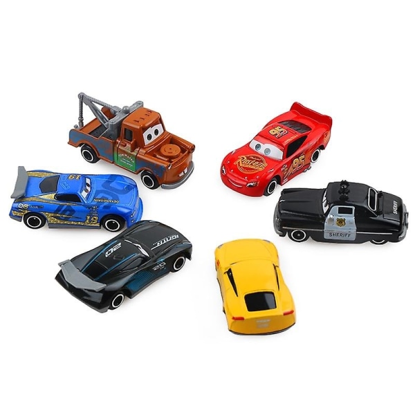 7-delt sæt Disney Pixar bil 3 model legetøjsdreng julegave