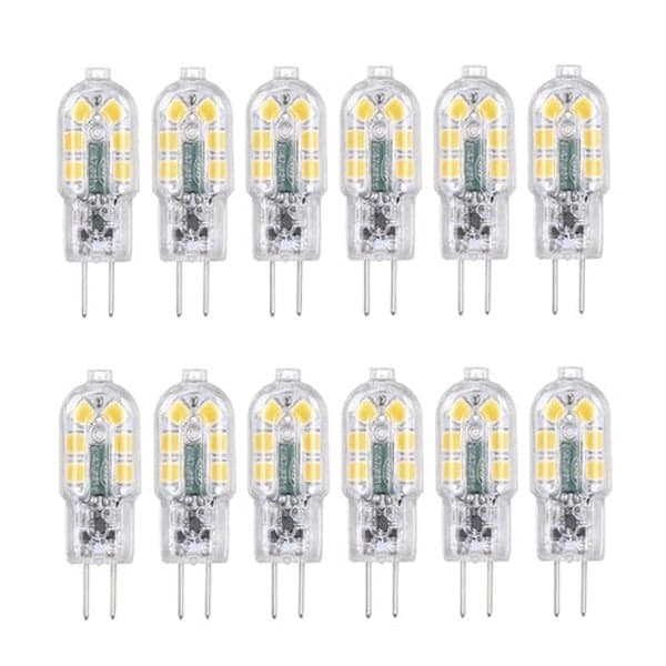 Tomshine G4 LED-lampor (12-pack, varmvitt ljus)
