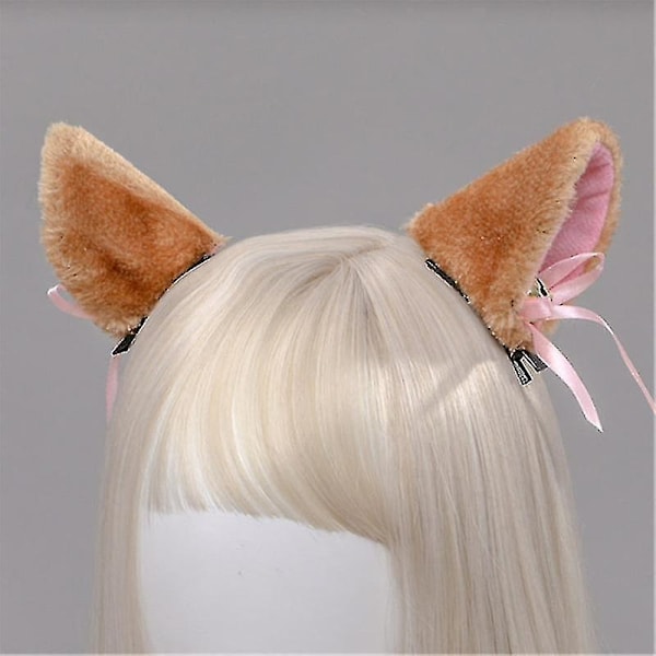 Kissankorvat Panta Cosplay Tytöt Pehmoinen Turkis Kissankorvat Cosplay Pukujuhlat Panta Naisille Tytöille Lapsille - Täydellinen color 5