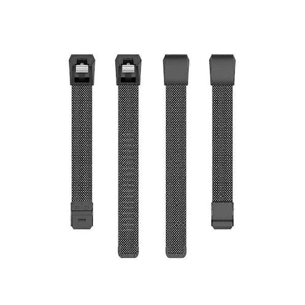 Metallinen ranneke Fitbit Alta / Alta HR / ACE-Perfet -kelloon Black