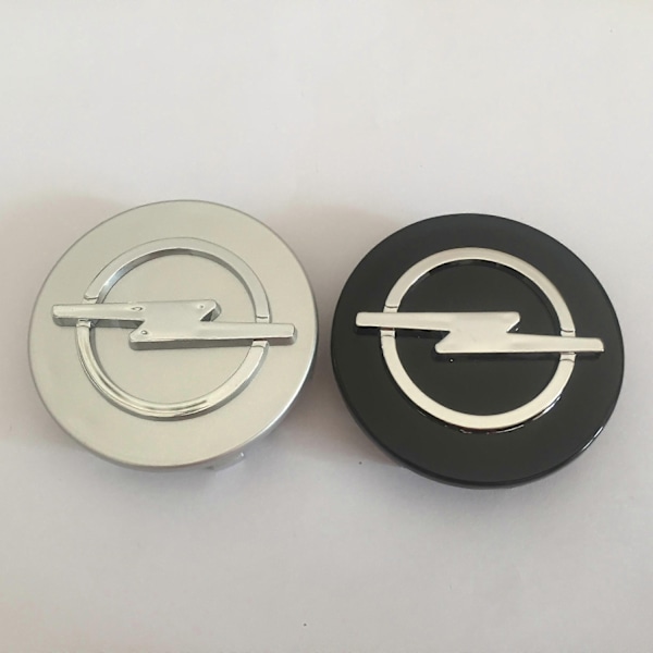 4 st Opel 56mm 59mm 60mm 65mm 68mm Bilhjulscentrumkåpa Navkåpa Resin Badge Emblem för Astra Mokka Insignia Zafira Corsa Tigra-Perfet 68mm black cap