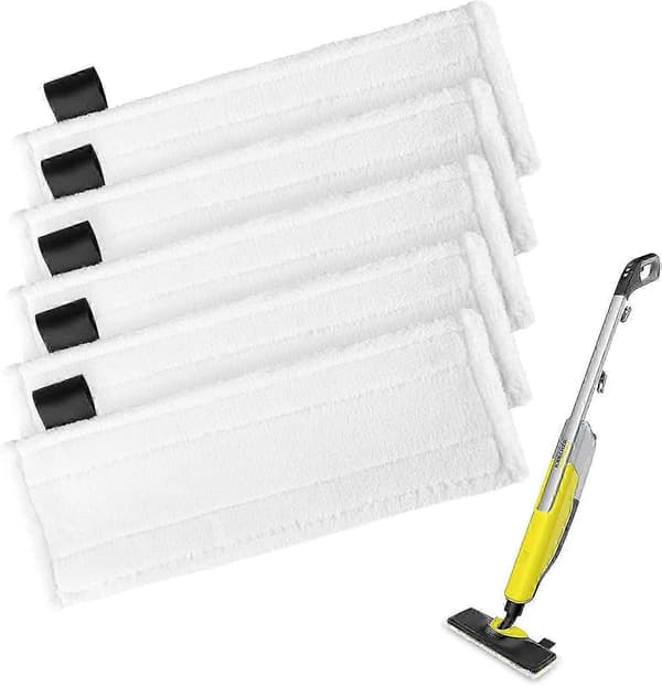 5-pack Kärcher Ångmoppdynor, Kärcher Ångmopp Tillbehör, Kompatibla med Kärcher Easyfix Sc2 Sc3 Sc4 Sc5 Serien Kärcher Ångmopp - Perfekt