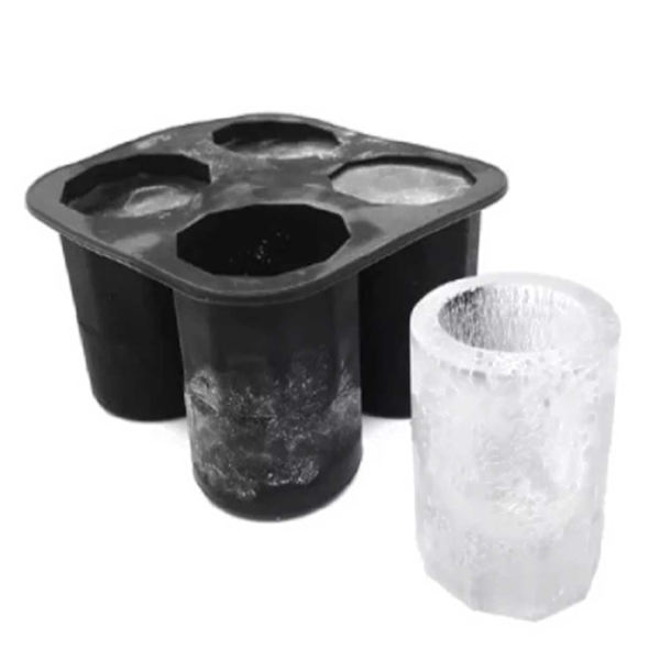 2-pack Isform Shotglas Bakform Glas Iskubform Silikon vit - Perfekt white
