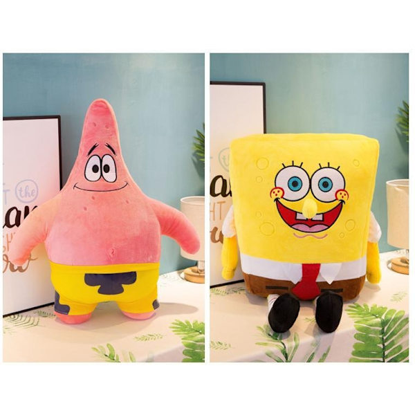 Svampbob Fyrkan Patrik Stjärna Gosedjur Mjuk leksak 35cm docka - Perfet Svampbob Fyrkant