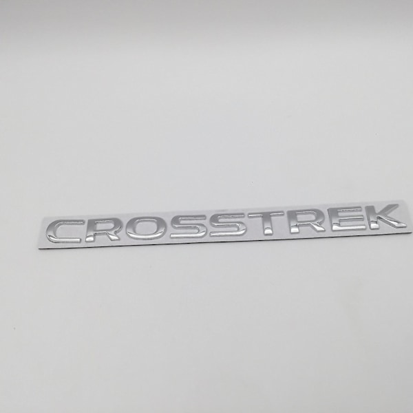 3D Metall Crosstrek Awd Brz Forester Wrx Bilskilt Emblem Side Bakluke Bagasjelokk Etikett Klistremerke Dekal Biltilbehør-Perfekt silver CROSSTREK