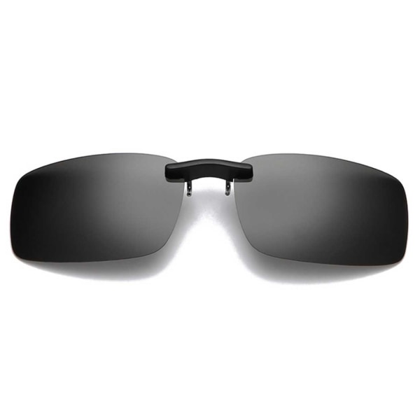 Clip-on solbriller Sort 40x56mm sort - Perfet black