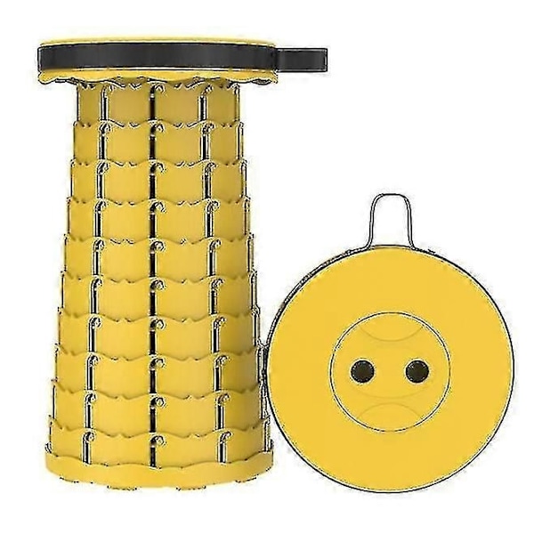 Päivitetty versio kokoontaitettava jakkara, teleskooppijakkara kaikkiin tarkoituksiin yellow