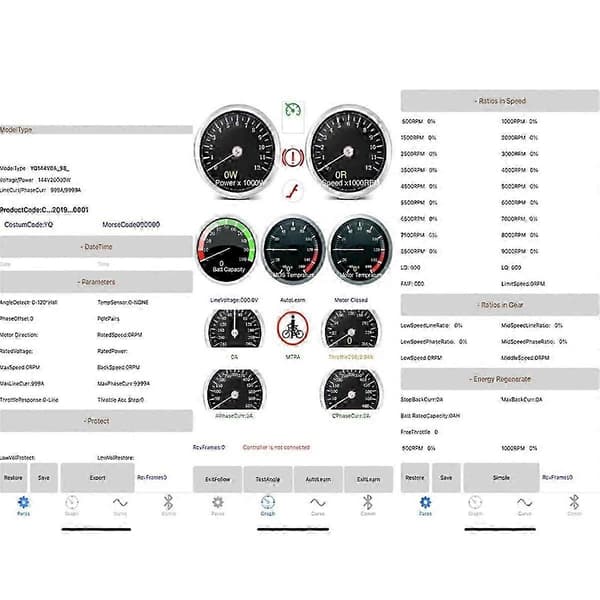 för FarDriver Controller Programmering Bluetooth Adapter BT Modul för ND72240 72260 72360 72680 Mobi-Perfet