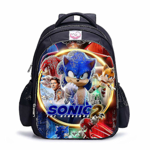 Anime Sonic Tecknad Spel Tecknad Anime Barnryggsäck - Perfekt 19