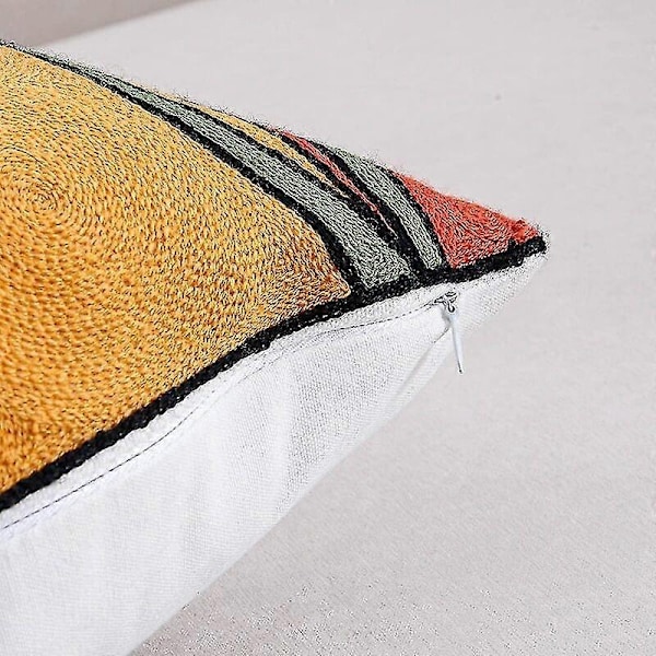 4-pack Picasso Kuddfodral 45x45cm Broderad Bomullslinne Soffa Kuddfodral Skandinavisk Vardagsrum Dekoration Sovrum Säng Kontor Fåtölj - Perfekt