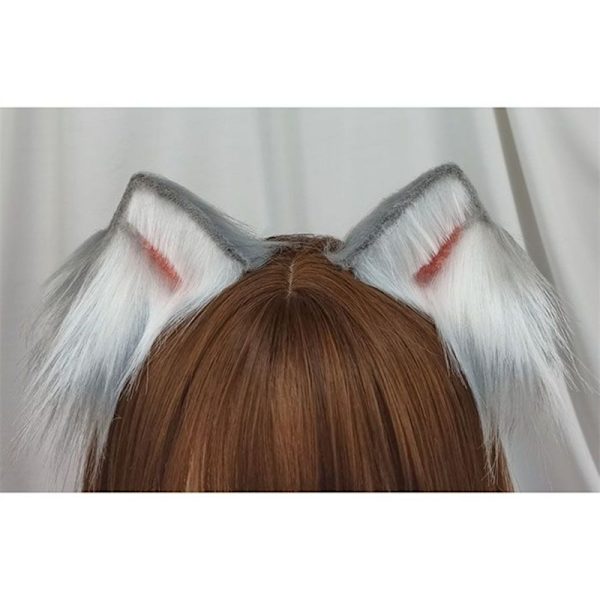 Gull rød ulv rev animasjon dyr ører beist KC hale ulve ører katt øre pannebånd tilpasset COSPLAY - Perfet 2