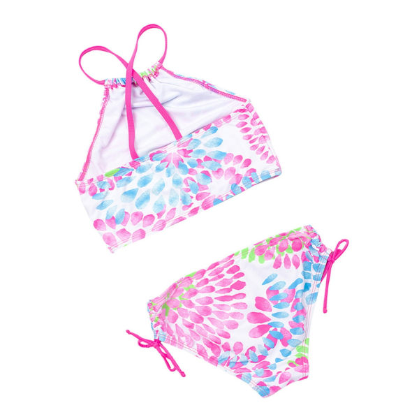 Diconna badedrakt for barn Badedrakt Sommer Barn Biquini Infantil Badedrakt Barn Jenter Bikinisett - Perfet whitepink 11-12years