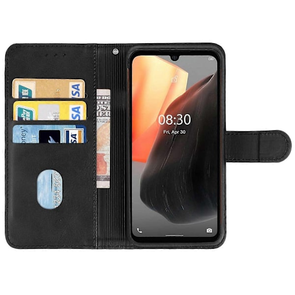 Läderfodral Kompatibelt med Ulefone Armor 8 / 8 Pro-Perfet Black