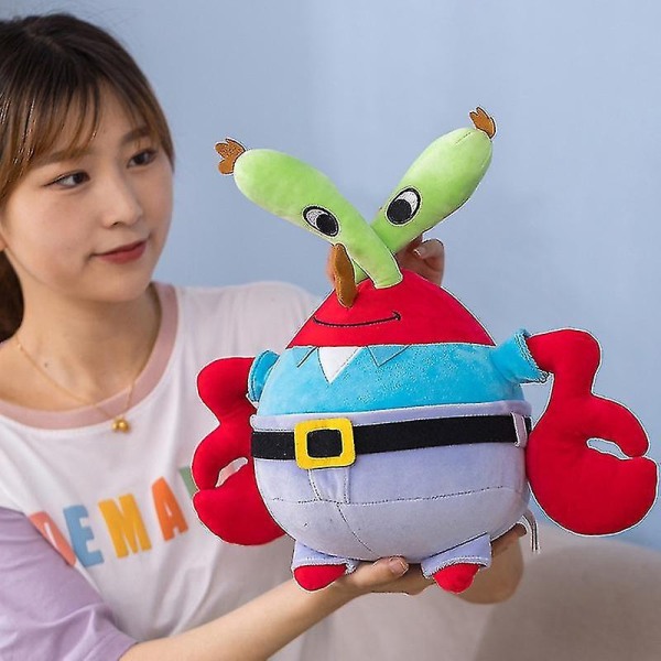 Spongebob Dolls Patrick Star Plyschleksaker Barndockor Födelsedagspresenter för pojkar och flickor Kapten Krabs- Perfet Captain Krabs 30-38 cm doll