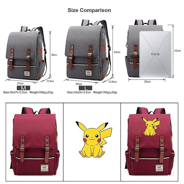 Harry Potter Gryffindor Ryggsäckar Student Skolväska Unisex Utomhus Ryggsäck-Perfekt Color 5 L