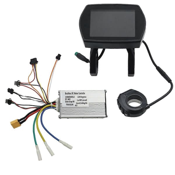 48V 25A 1000W Elektrisk Scooter Controller Kit med Display Scooter Dashboard för G2 Pro Elektrisk Sc-Perfet