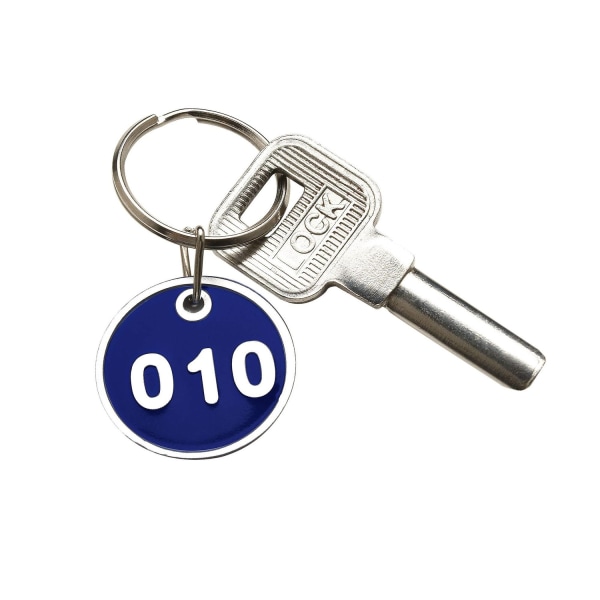 1-100 numeroa avaimenperä numerolaput kaapin kuntosalin avaimenperät kaiverretut numerot avaimenperillä avainrengas alumiini numerolappu - Perfet 1 to 100