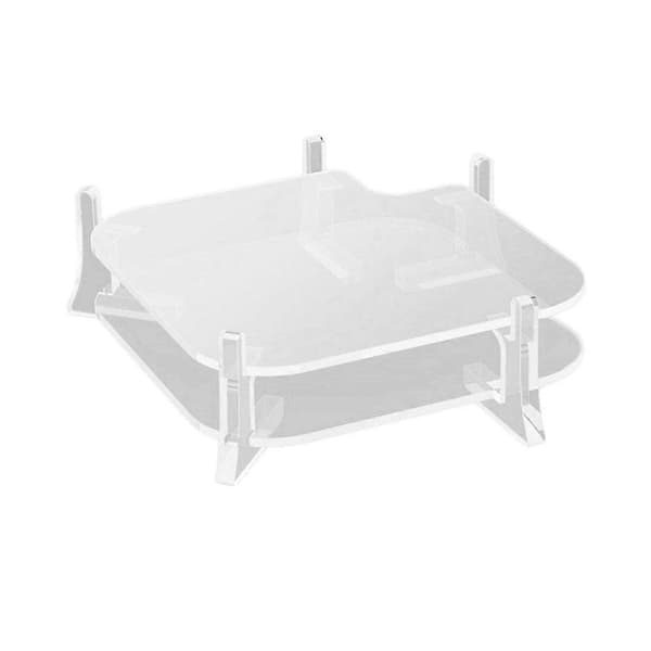 Klar akrylbase kompatibel med Mac Mini M4 beslag standerholder tilbehør - Perfekt