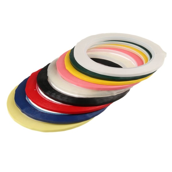 1 stk Desktop Positioneringstape Markeringstape LYSGUL 5MM lys gul-Perfet light yellow 5mm