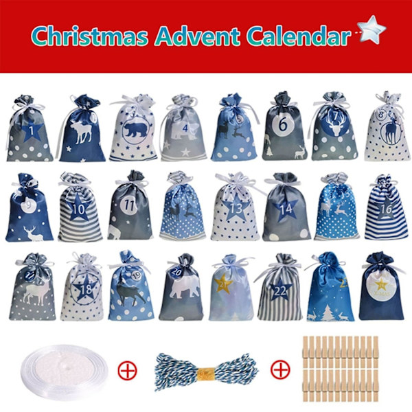 DIY adventskalender juletasker - Perfet