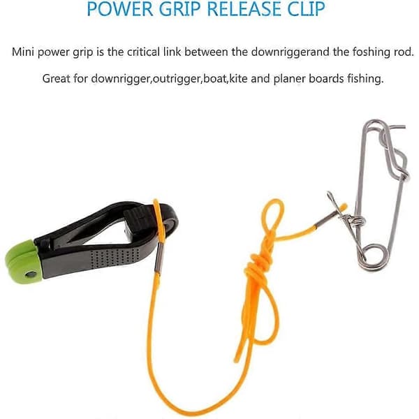 2 kpl Plus Line Release, 17 tuuman Downrigger Release Stacker Clip -kalastusjohto Longline Sna-Perfetillä