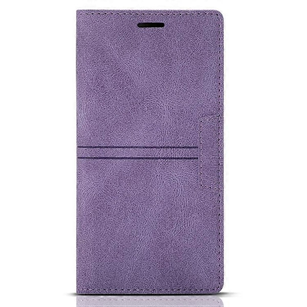 Kompatibel med Samsung Galaxy Note20 Ultra Dream Magnetisk Suge Business Horisontal Flip PU Lærveske med Holder & Kortspor & Lommebok-Perfekt Purple